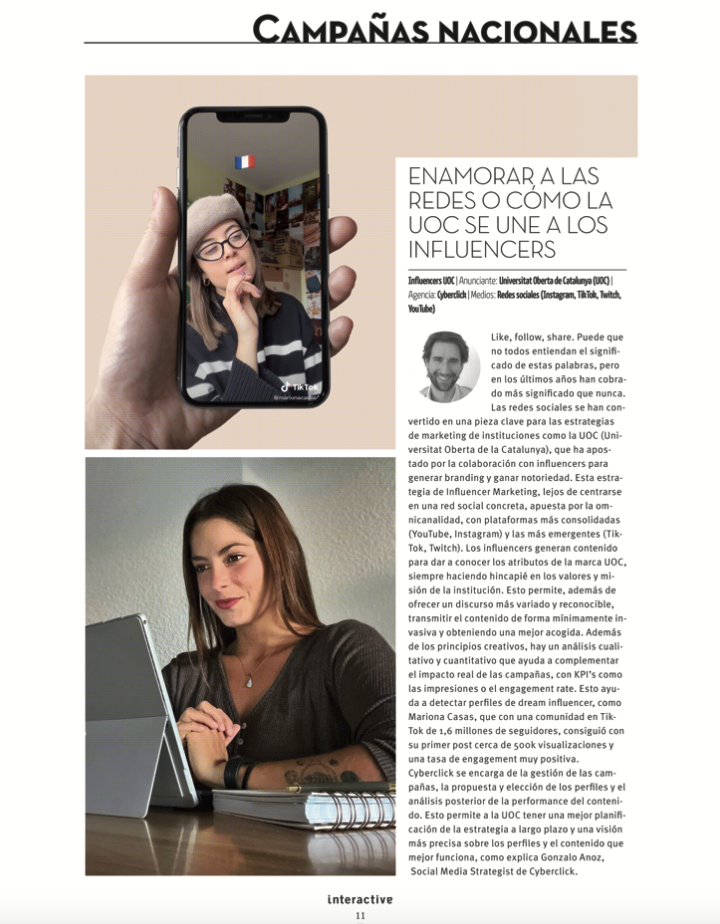 Campaña con Influencers