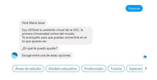 Proyecto creación Chatbot